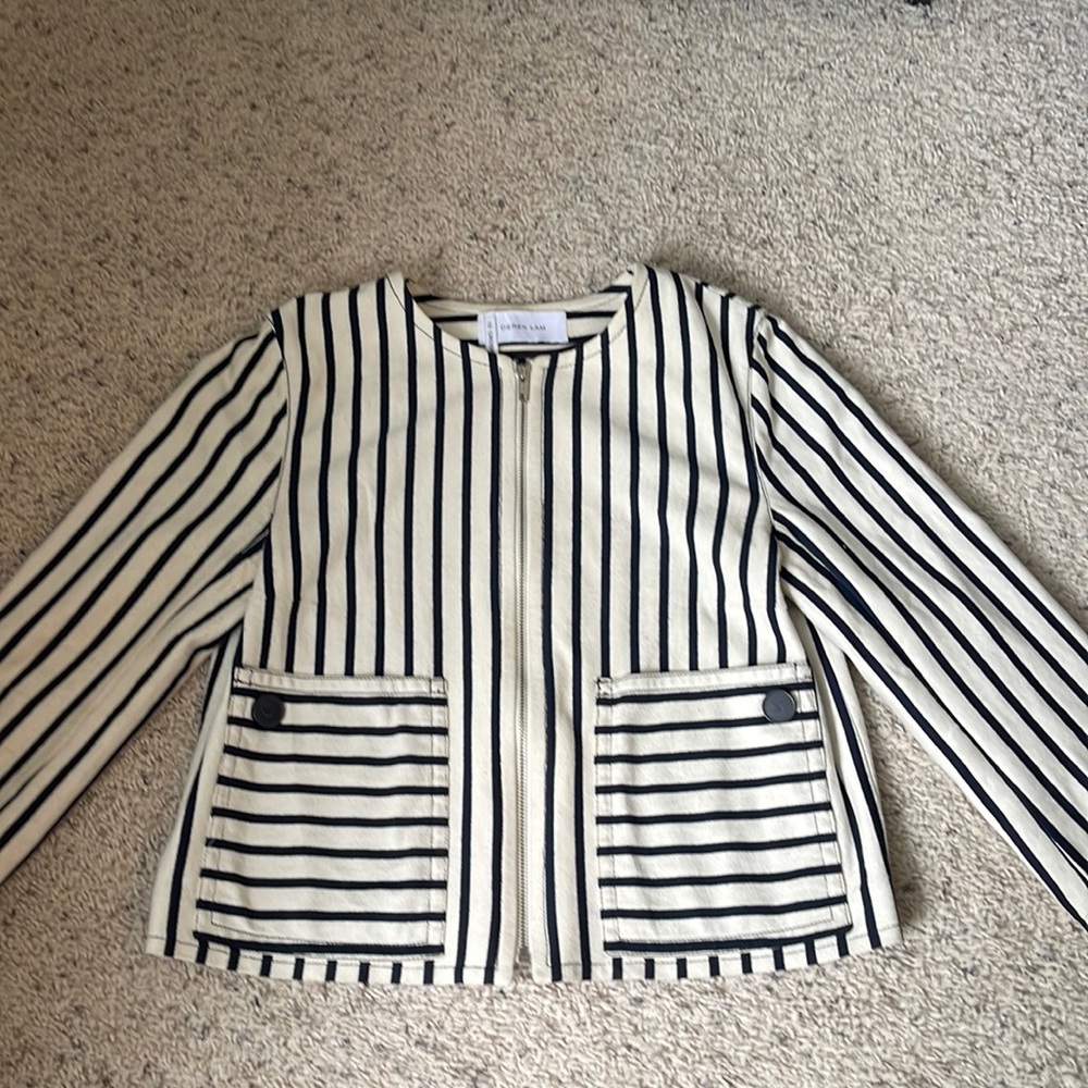 Derek Lam 10 Crosby Striped Jacket